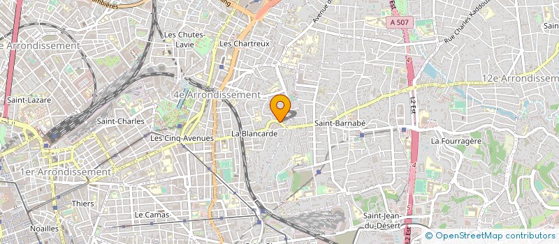 localisation de l'entreprise ERICSON à MARSEILLE