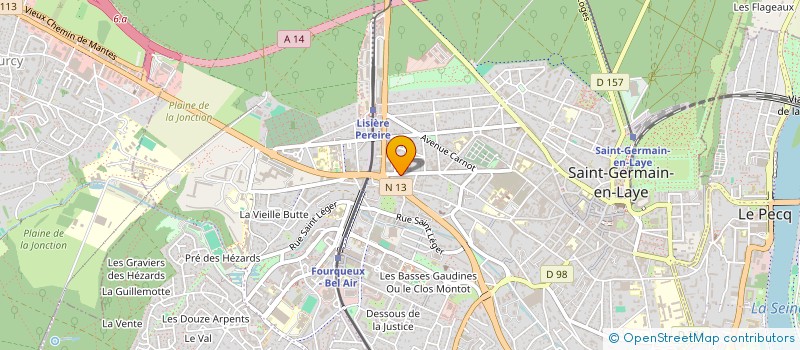 localisation de l'entreprise ERICYCLES  SAINT-GERMAIN-EN-LAYE