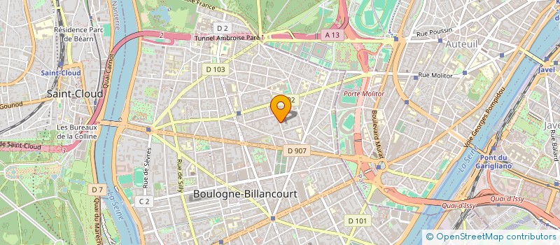 localisation de l'entreprise ERID IDF à BOULOGNE-BILLANCOURT