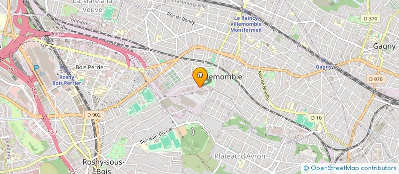 localisation de l'entreprise ERIDIA INVEST  VILLEMOMBLE