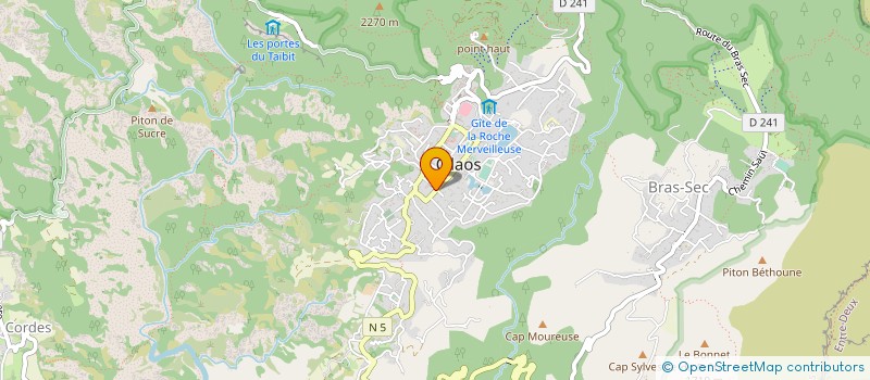 localisation de l'entreprise ERIGAZ à CILAOS