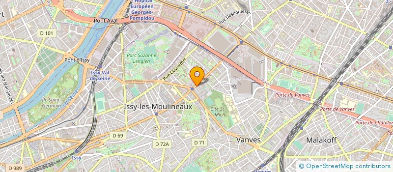 localisation de l'entreprise ERIGE SECURITE à ISSY-LES-MOULINEAUX