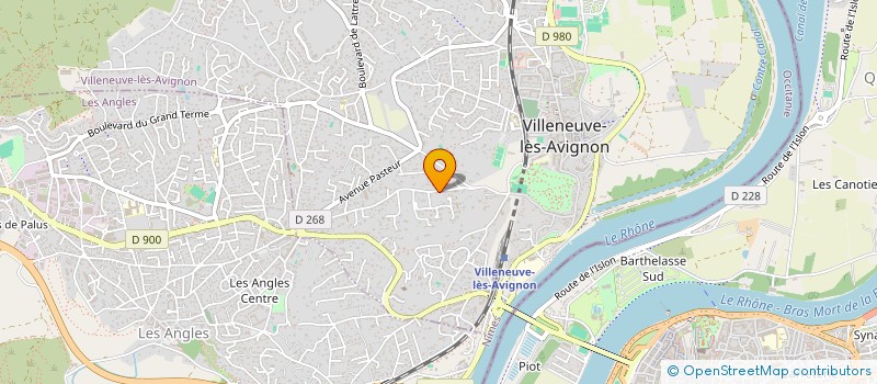 localisation de l'entreprise ERIGOZZI  VILLENEUVE-LES-AVIGNON