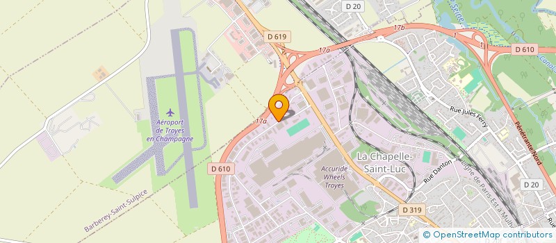 localisation de l'entreprise ERIIKA CARE  LA CHAPELLE-SAINT-LUC