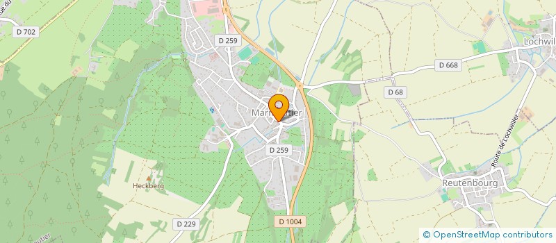 localisation de l'entreprise ERIK B.I.K  MARMOUTIER