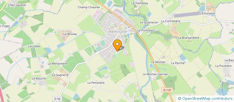 localisation de l'entreprise ERIK CONSULTING AND ORGANISATION  REMOUILLE