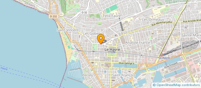 localisation de l'entreprise ERIKA à LE HAVRE