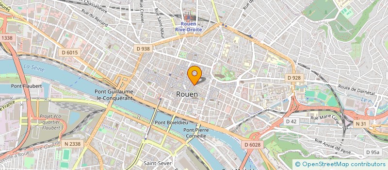 localisation de l'entreprise ERIKA à ROUEN