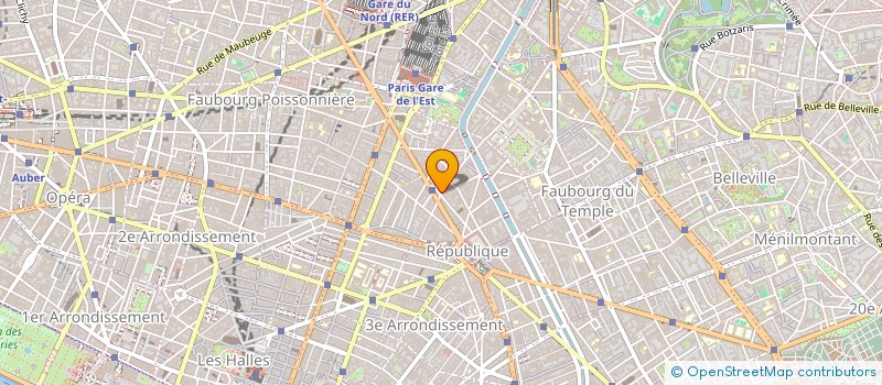 localisation de l'entreprise ERIKA  PARIS