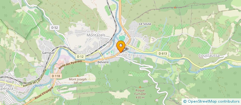 localisation de l'entreprise ERIKA MICHAUD  LIMOUX