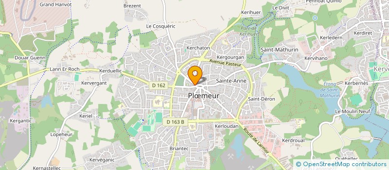 localisation de l'entreprise ERIKA OSTEINER à PLOEMEUR
