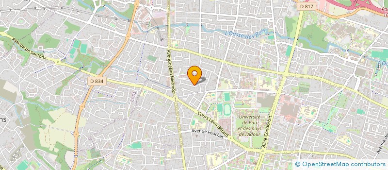 localisation de l'entreprise ERIKA - SOCIETE EN LIQUIDATION à PAU
