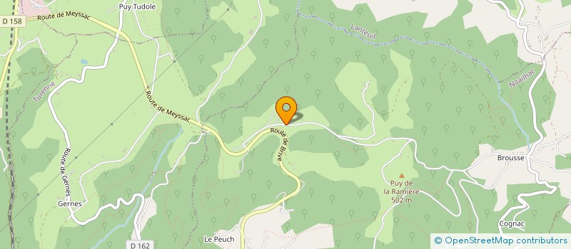 localisation de l'entreprise ERIKECLAIRE  NOAILHAC