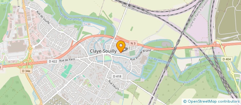 localisation de l'entreprise ERIKOUE  CLAYE-SOUILLY