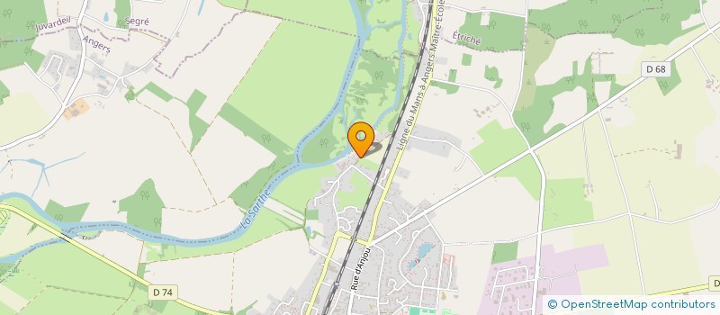 localisation de l'entreprise ERILIST IMMO à TIERCE