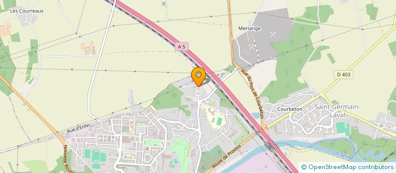 localisation de l'entreprise ERIM PLOMBERIE  MONTEREAU-FAULT-YONNE