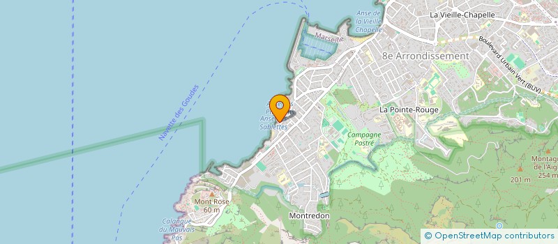 localisation de l'entreprise ERIMAR à MARSEILLE