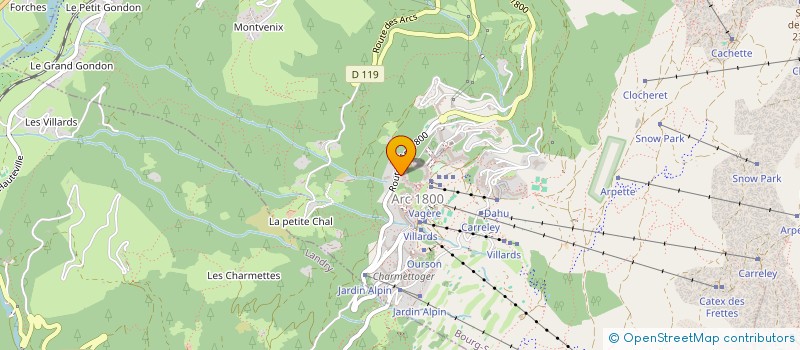 localisation de l'entreprise ERIMARC à BOURG-SAINT-MAURICE