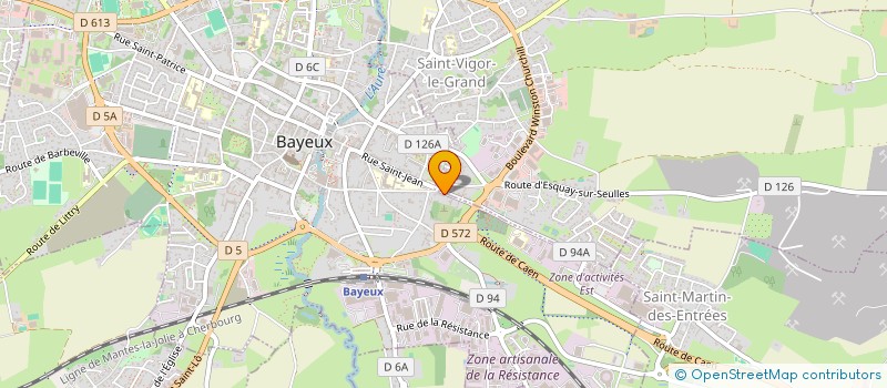 localisation de l'entreprise ERIMER à SAINT-MARTIN-DES-ENTREES