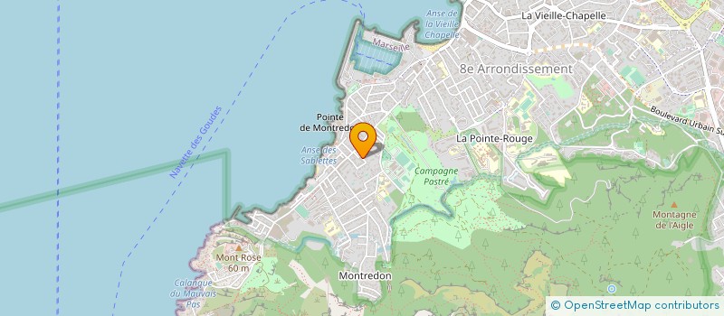 localisation de l'entreprise ERIMETAL à MARSEILLE