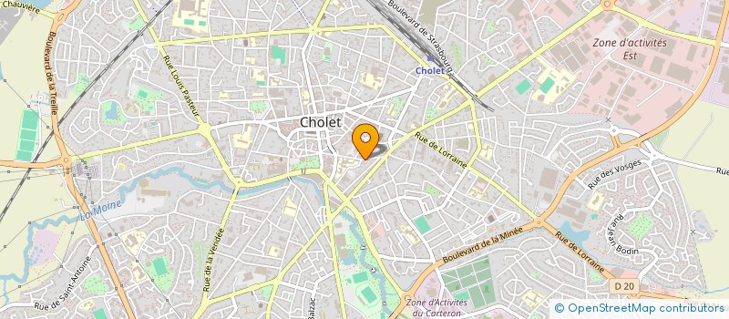 localisation de l'entreprise ERIMM à CHOLET