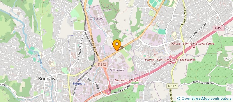 localisation de l'entreprise ERIMO  SAINTE-FOY-LES-LYON