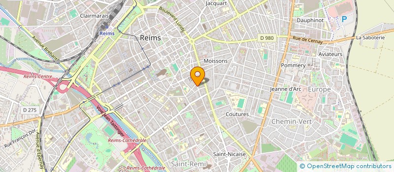 localisation de l'entreprise ERIMOSA à BAR-LE-DUC