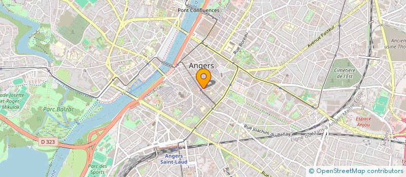 localisation de l'entreprise ERIMOZ à ANGERS