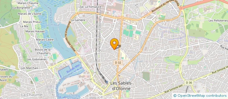 localisation de l'entreprise ERIN AWEN à LES SABLES D'OLONNE