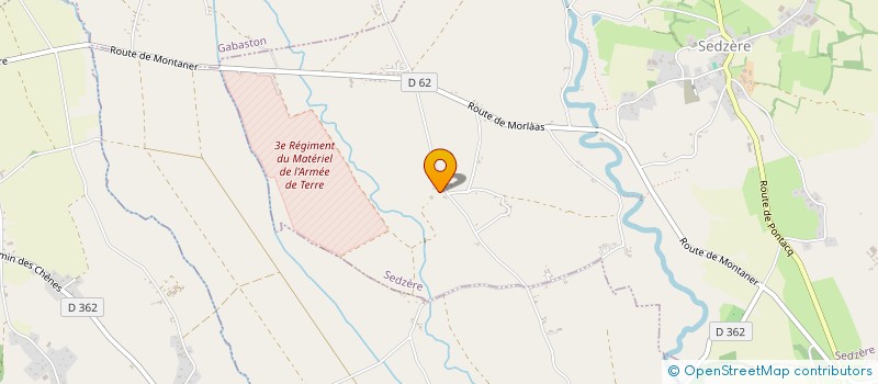 localisation de l'entreprise ERINACEUS  SEDZERE