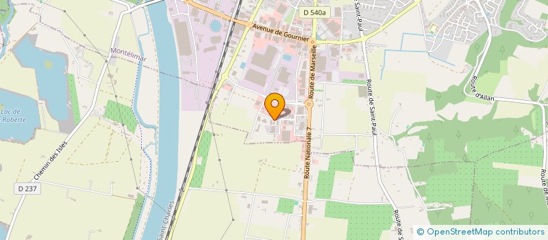 localisation de l'entreprise ERINAVI à MONTELIMAR