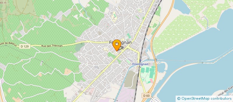 localisation de l'entreprise ERINELL NETTOYAGE à FRONTIGNAN
