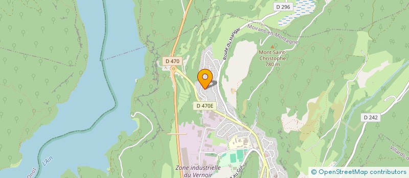 localisation de l'entreprise ERINNOV EN PONT  MOIRANS-EN-MONTAGNE