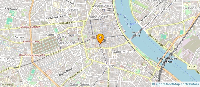 localisation de l'entreprise ERINO à BORDEAUX