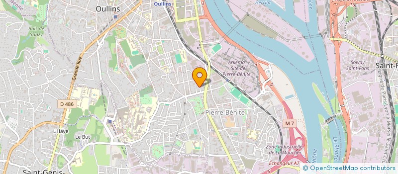 localisation de l'entreprise ERINOR  SAINT-GENIS-LAVAL