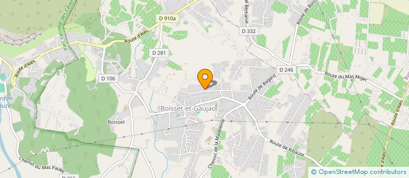 localisation de l'entreprise ERINYA  BOISSET-ET-GAUJAC