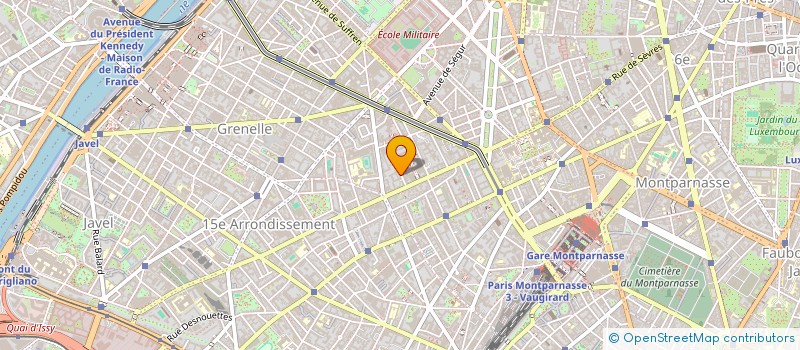 localisation de l'entreprise ERIOSOFT  PARIS 15