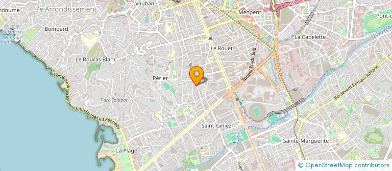 localisation de l'entreprise ERIPA à MARSEILLE