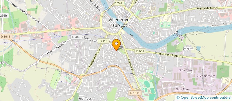 localisation de l'entreprise ERIPACHA  VILLENEUVE SUR LOT