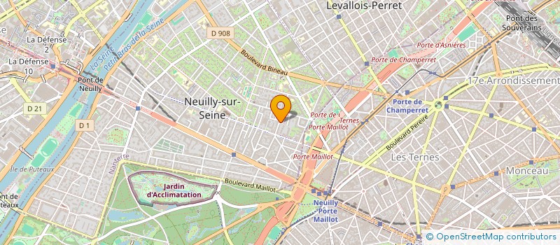 localisation de l'entreprise ERIPOSE à NEUILLY-SUR-SEINE