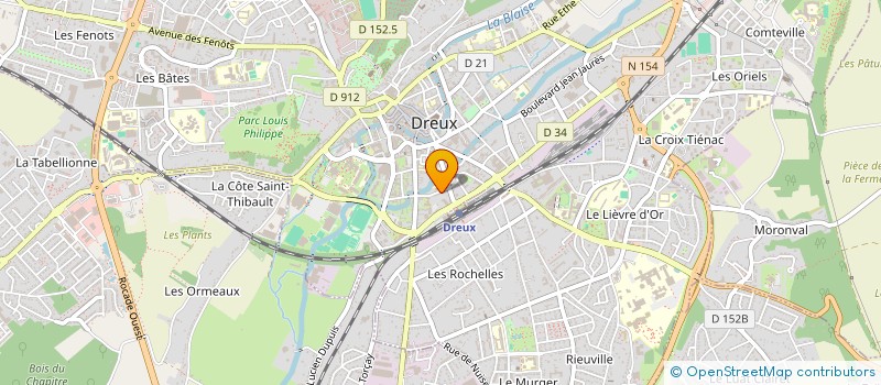 localisation de l'entreprise ERIS  DREUX