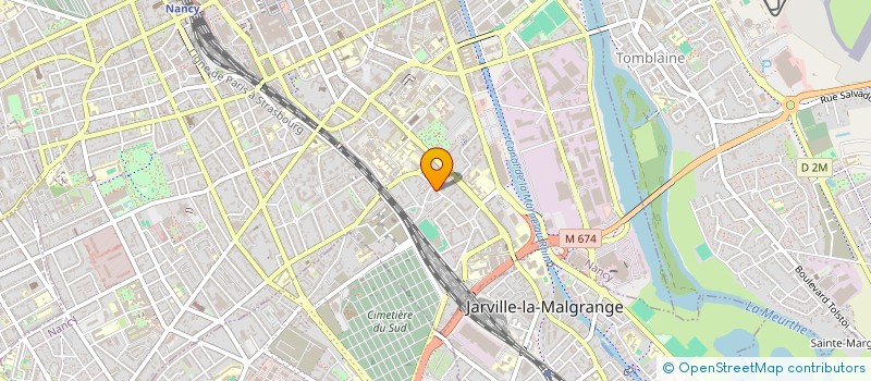 localisation de l'entreprise ERIS ELEC  NANCY