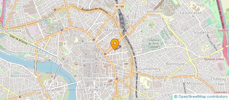 localisation de l'entreprise ERIS ETUDES REALIS INDUST SUD à TOULOUSE