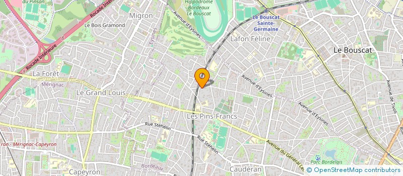 localisation de l'entreprise ERIS PATRIMOINE  BORDEAUX