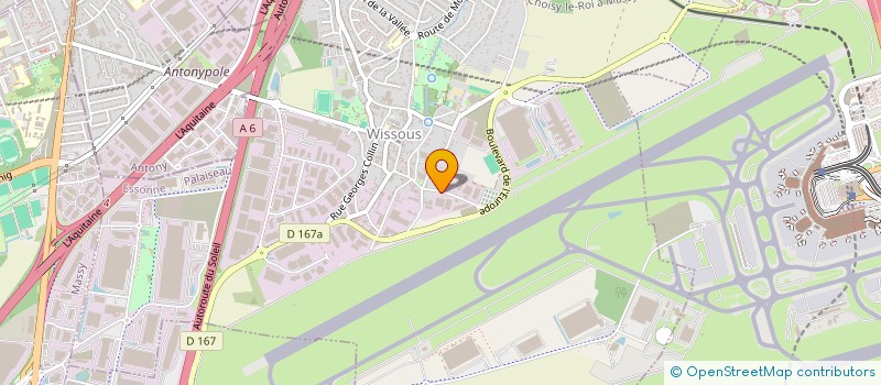 localisation de l'entreprise ERIS TECHNIQUE à WISSOUS