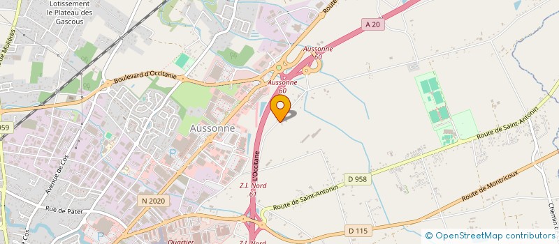 localisation de l'entreprise ERISA SCI  MONTAUBAN