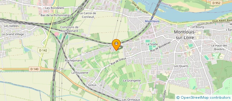 localisation de l'entreprise ERISA2 à MONTLOUIS-SUR-LOIRE