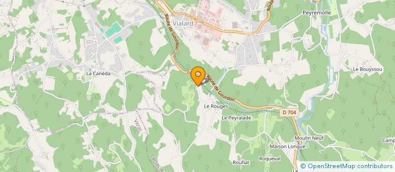 localisation de l'entreprise ERISAN à SARLAT-LA-CANEDA