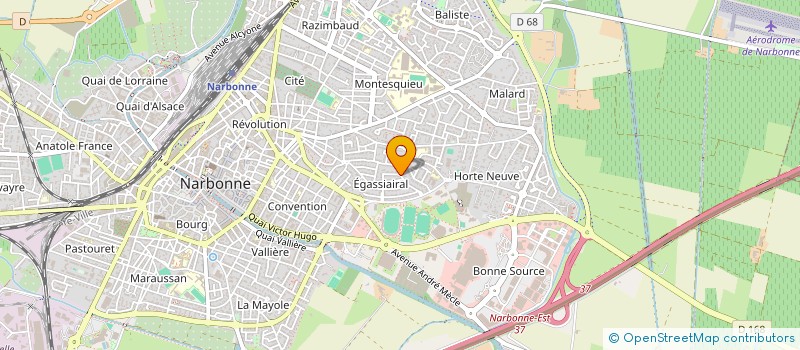 localisation de l'entreprise ERISAND à NARBONNE