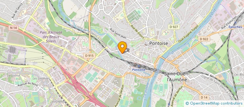 localisation de l'entreprise ERISIUM à PONTOISE